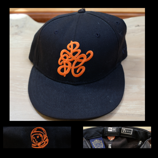 Billionaire Boys Club Black and Orange 59Fifty Trucker Hat