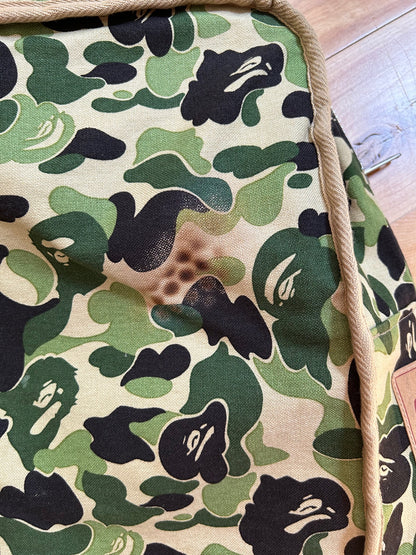 BAPE Green ABC Camo Boston Bag