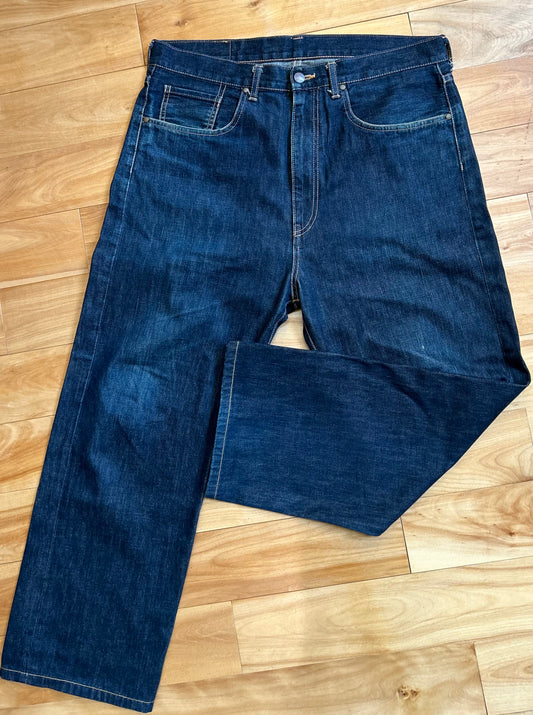 BAPE 5 Pocket Wide-leg Jeans 34x30"