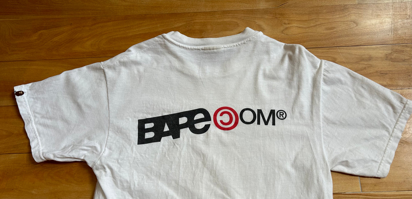 BAPE OG 1990's White Hanes Tee. Size Medium