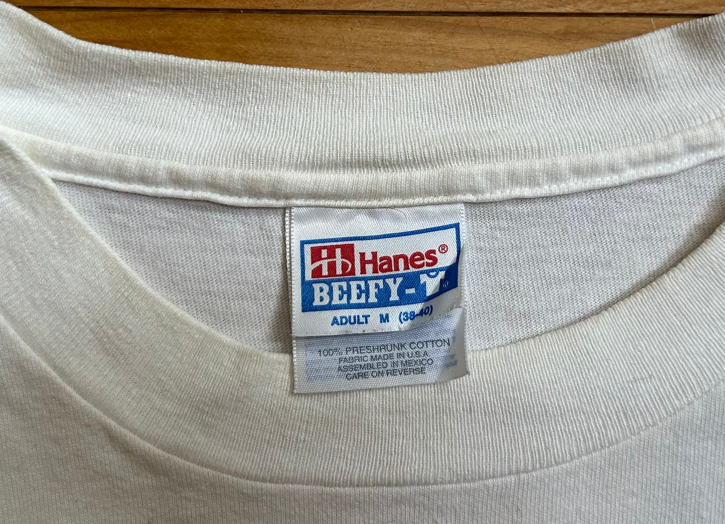 BAPE OG 1990's White Hanes Tee. Size Medium