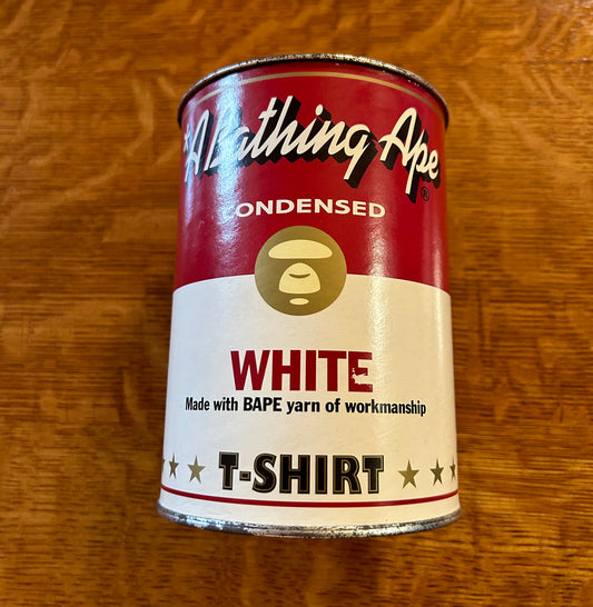 BAPE A Bathing Ape Popart Soup T-Shirt Can Empty Container