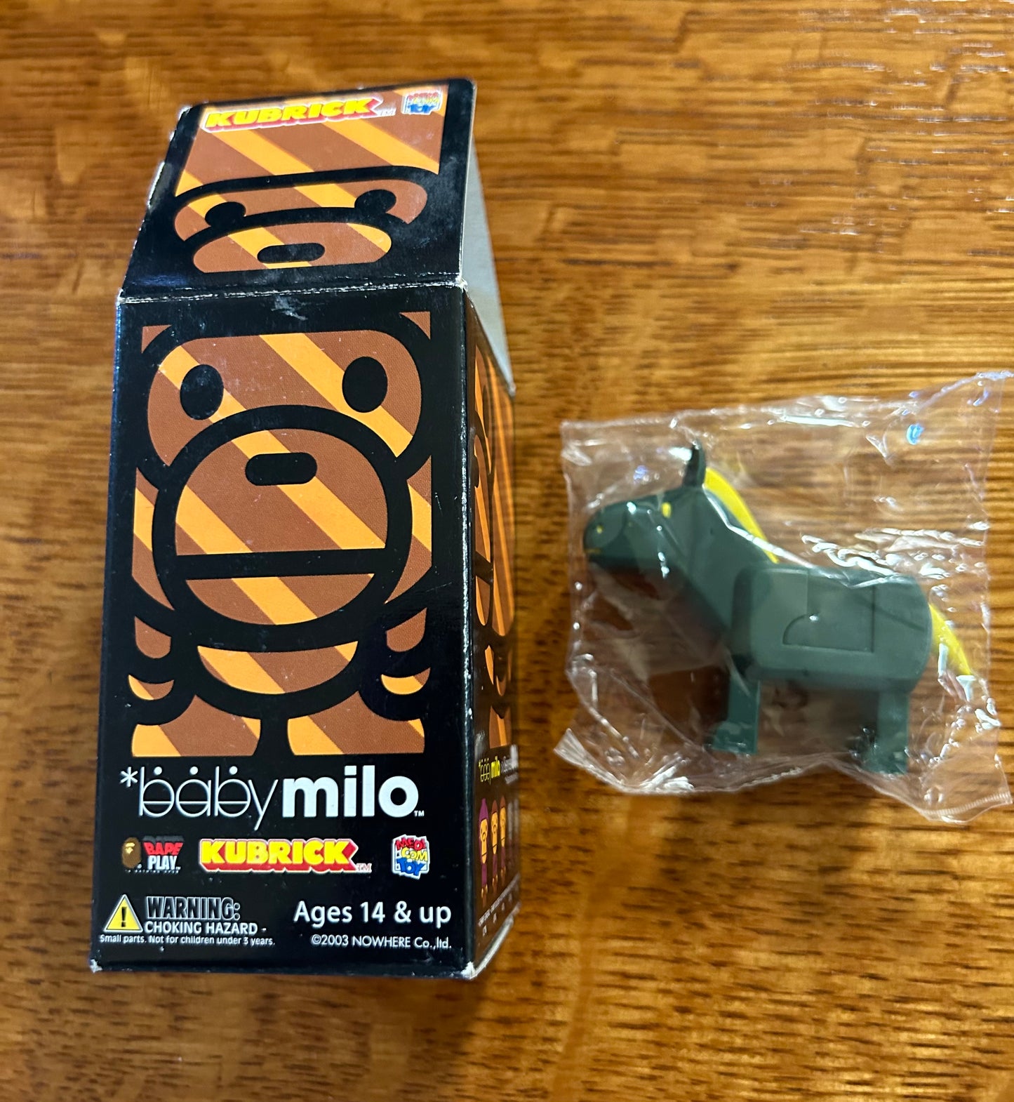 BAPE Baby Milo Medicom Kubrick Green Stallion Figurine