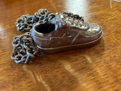 BAPE OG Bapesta Shoe Pendant Necklace Vintage