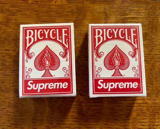 Supreme MINI Bicycle Card Decks, Set of 2