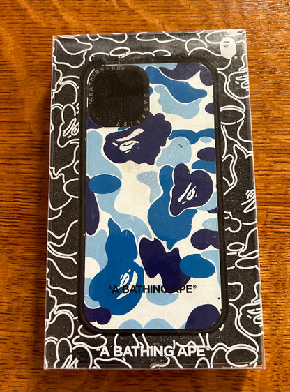 BAPE iPhone 11 Pro Case Black and Blue Camo