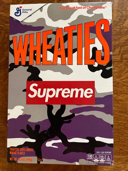 Supreme Wheaties Cereal Box Purple Camo (Lot #2)