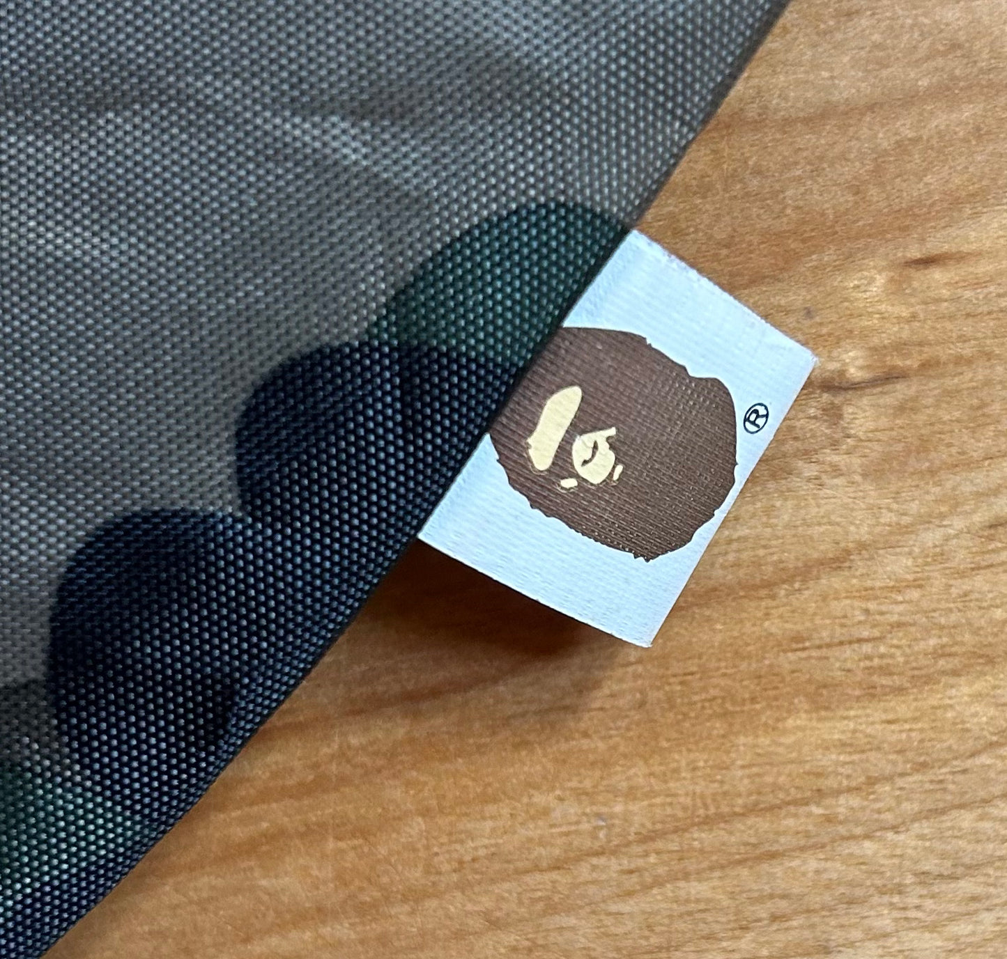 BAPE Dark Green Camo Nylon Sling Shoulder Bag