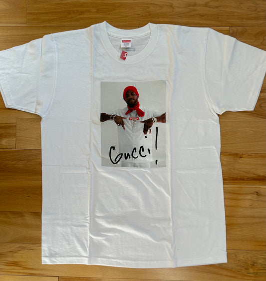 Supreme Gucci Mane Tee White Men's Size XL