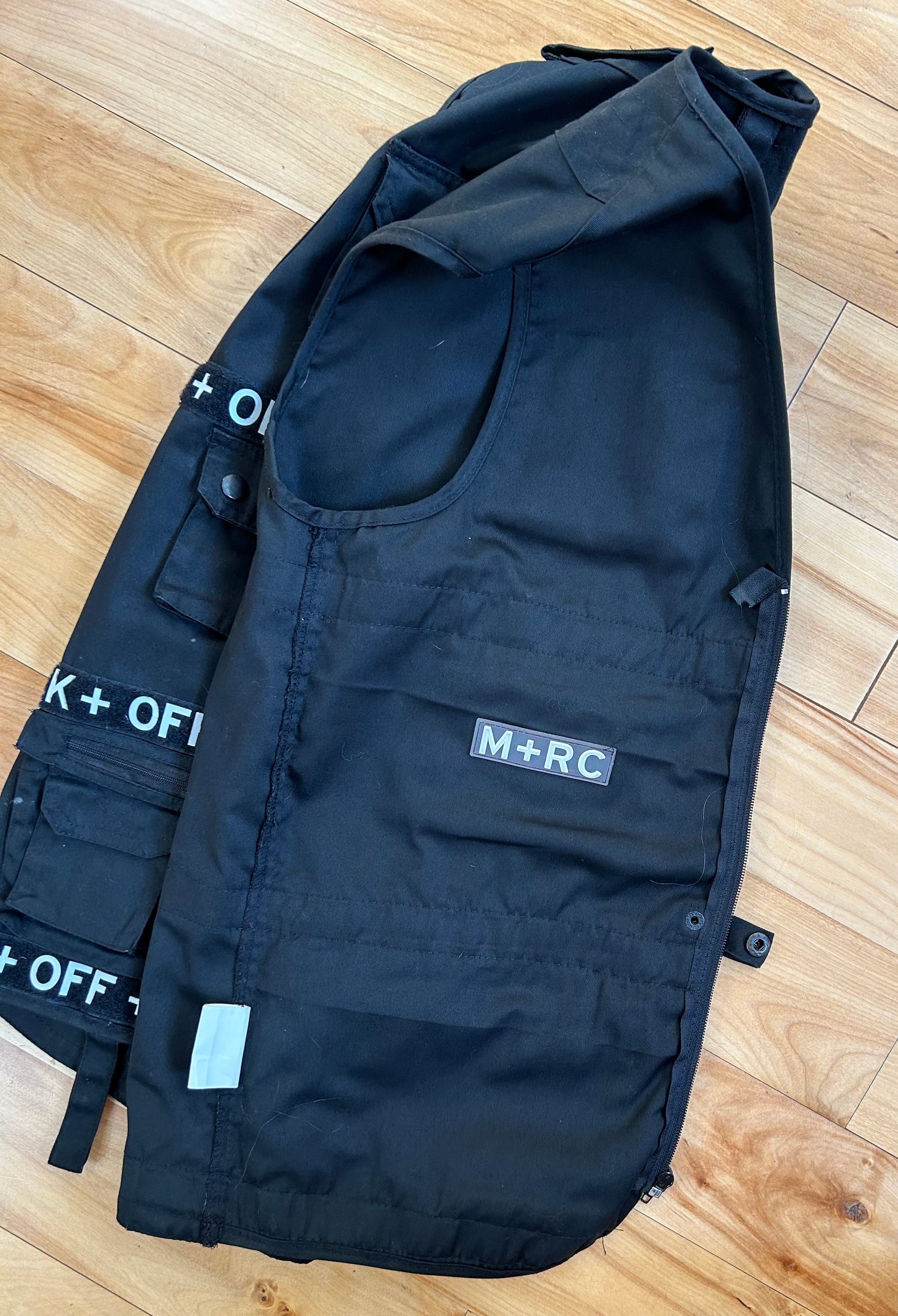 M+RC Noir x Ian Connor F*CK OFF Canvas Vest