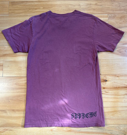 Supreme Anti-Establishment Purple Tee TShirt. Size Medium