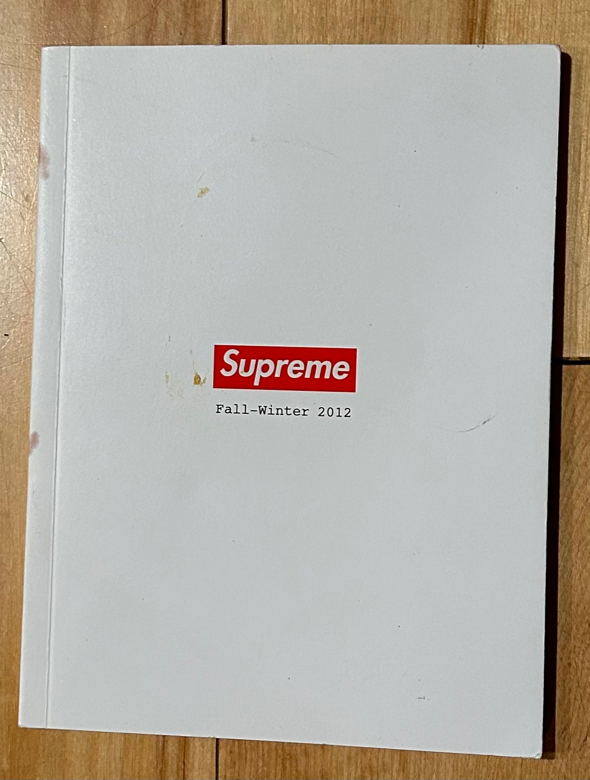 Supreme Fall/Winter 2012 Lookbook Catalog- Lot 2