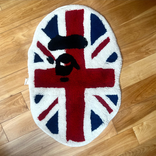 BAPE Union Jack Ape Head Rug