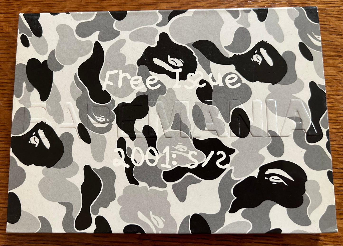 BAPE Free Issue Bape Mania Product Card Set from Spring/Summer 2001 Collection