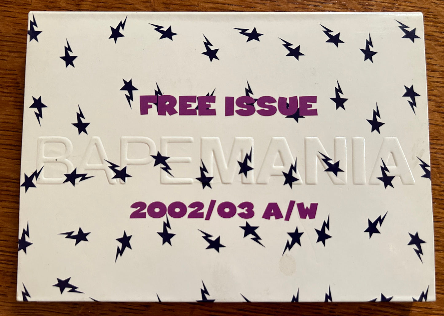 BAPE Free Issue Bape Mania Product Card Set from Autumn/Winter 2002-03 Collection