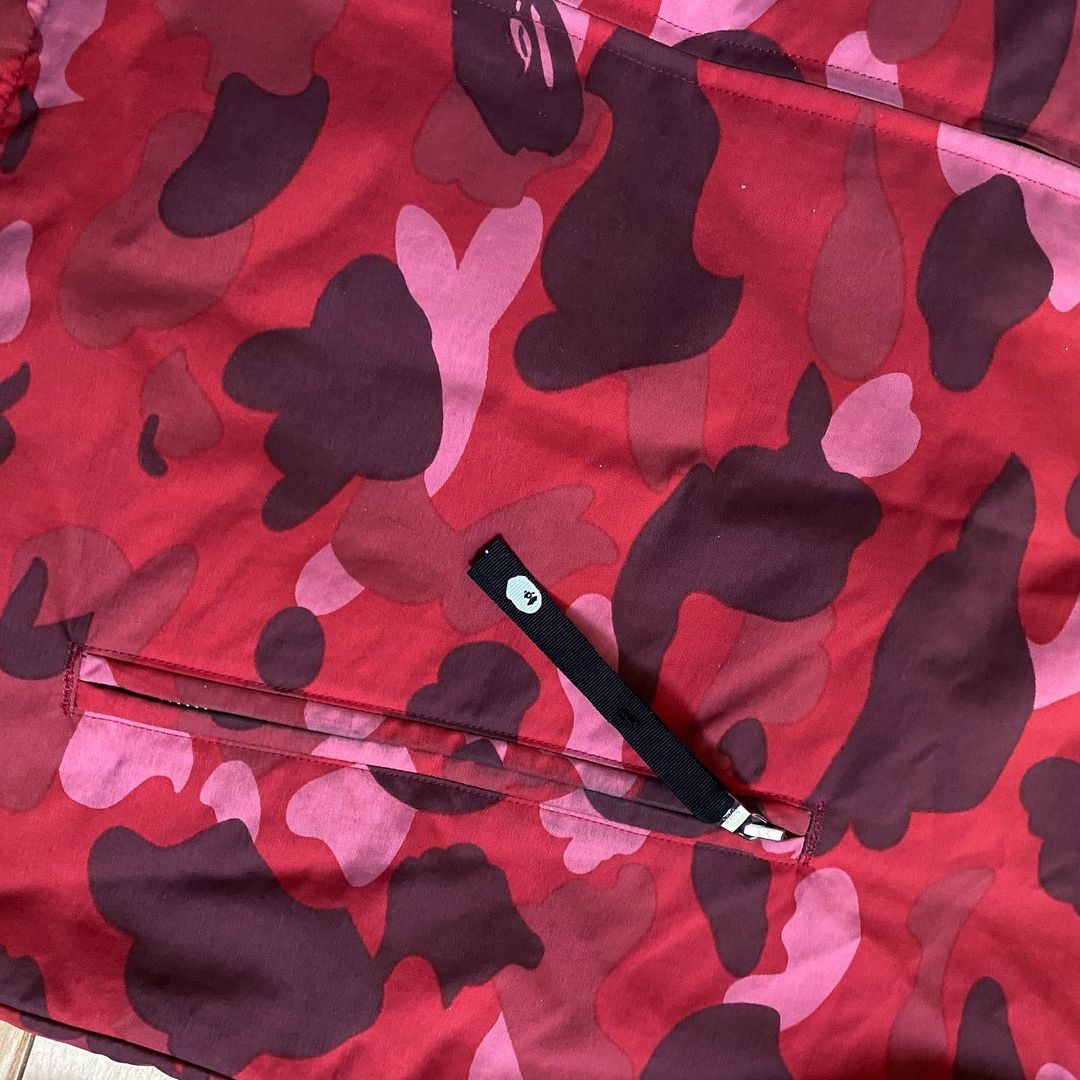 BAPE OG Red Camo Fleece Lined Jacket