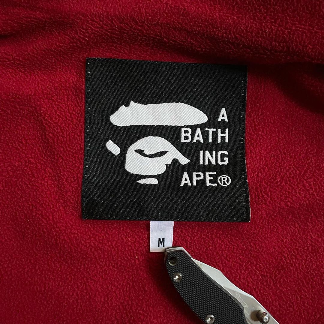 BAPE OG Red Camo Fleece Lined Jacket