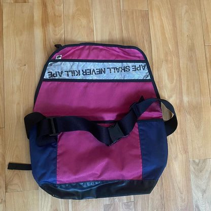 BAPE Pink 3M Messenger Bag