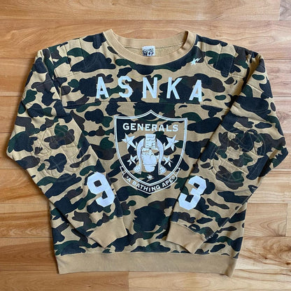 BAPE Generals/Raiders Logo Crew Sweatshirt