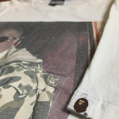 BAPE Notorious B.I.G. Biggie Smalls Photo TShirt. Size Large