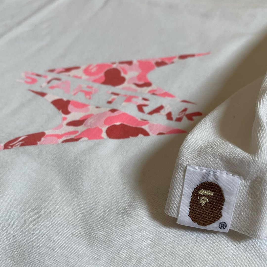 BAPE x Star Trak Pink Camo Tee