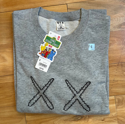 KAWS x Uniqlo x Sesame Street XX Sweatshirt Gray