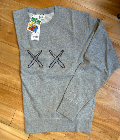 KAWS x Uniqlo x Sesame Street XX Sweatshirt Gray