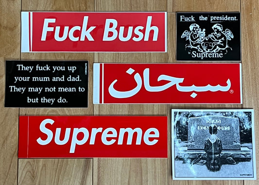 Supreme Sticker Set - Lot 5