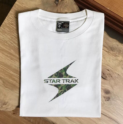 BAPE x Star Trak Green Camo Tee. Size Medium