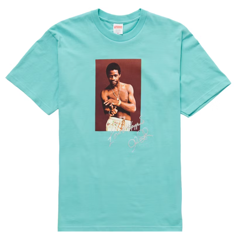 Supreme Teal Al Green Tee Tshirt. Size Large